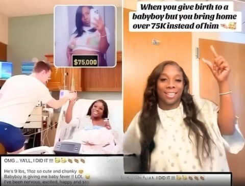 “I Did It!” Woman Celebrates After Giving Birth Then Handing The Baby Over For $75K… Calls It Her Biggest Payday Yet!