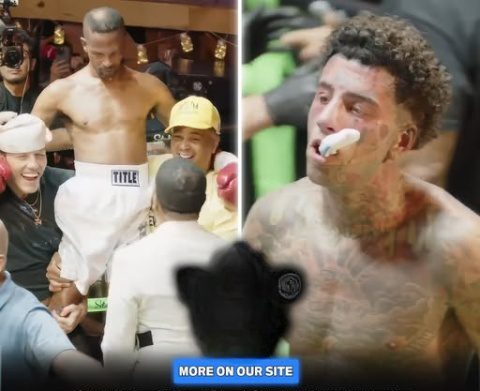 Charleston White Smacks Island Boy Mid-Walkout Then Beats Him In The Ring… 48-Year-Old Drops Combos And Makes Him Quit In Round 2
